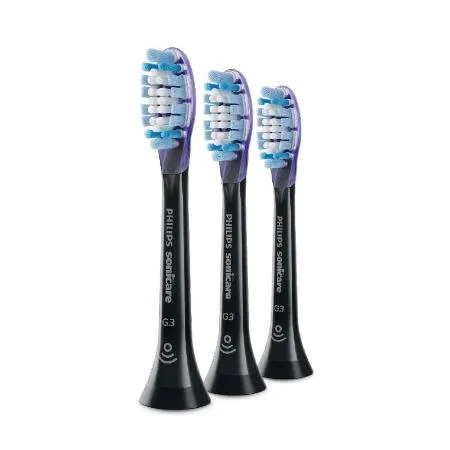 【Philips 飛利浦】Sonicare 智能超效護齦刷頭3入(黑) HX9053/96★80B006